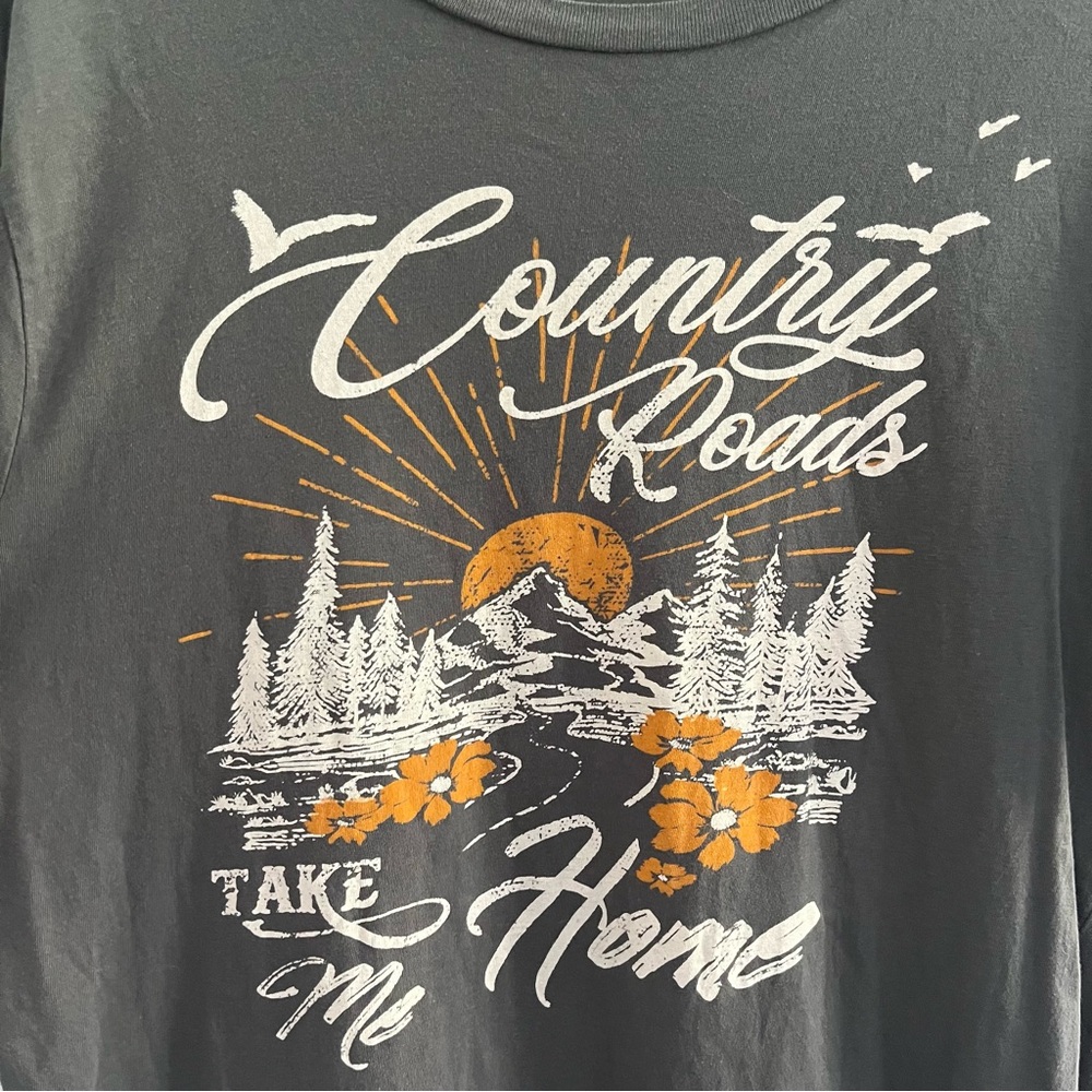 Sweet Claire • John Denver “Country Roads” Graphic Tee - Picture 2 of 5